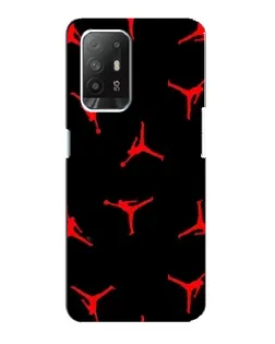 Чехол для OPPO F19 Pro Plus 5G с картинкой «Jordan Red Pattern»