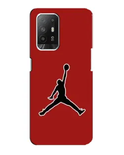 Чехол для OPPO F19 Pro Plus 5G с картинкой «Jordan Red Back»