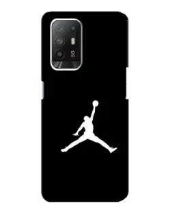Чехол для OPPO F19 Pro Plus 5G с картинкой «Jordan Silhouette»