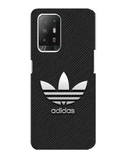 Чехол для OPPO F19 Pro Plus 5G с картинкой «Adidas Карбоновая текстура»