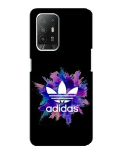 Чехол для OPPO F19 Pro Plus 5G с картинкой «Взрыв красок Adidas»