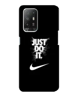Чехол для OPPO F19 Pro Plus 5G с картинкой «Текстовый принт Nike»