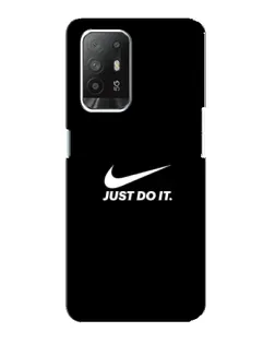 Чехол для OPPO F19 Pro Plus 5G с картинкой «Минимализм от Nike»