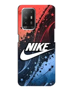 Чехол для OPPO F19 Pro Plus 5G с картинкой «Градиентный принт Найк»
