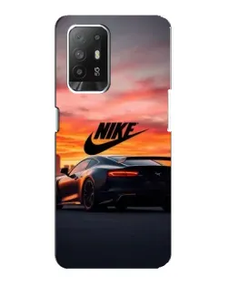 Чехол для OPPO F19 Pro Plus 5G с картинкой «Nike и суперкар»