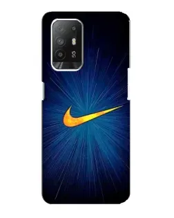 Чехол для OPPO F19 Pro Plus 5G с картинкой «Синий пульс Nike» Чехол для OPPO F19 Pro Plus 5G с картинкой «Синий пульс Nike»