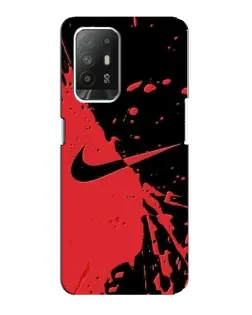 Чехол для OPPO F19 Pro Plus 5G с картинкой «Красные брызги Nike» Чехол для OPPO F19 Pro Plus 5G с картинкой «Красные брызги Nike»