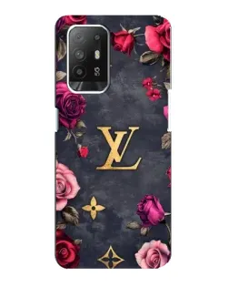 Чехол для OPPO F19 Pro Plus 5G с картинкой «Цветочный Louis Vuitton»