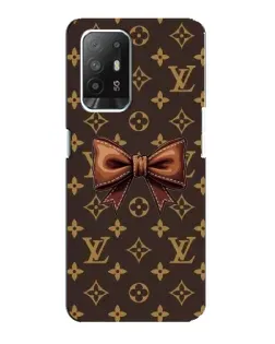 Чехол для OPPO F19 Pro Plus 5G с картинкой «LV с бантом»