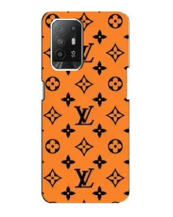 Чехол для OPPO F19 Pro Plus 5G с картинкой «Оранжевый стиль LV»