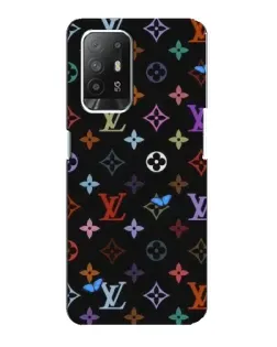 Чехол для OPPO F19 Pro Plus 5G с картинкой «Цветная монограмма LV»