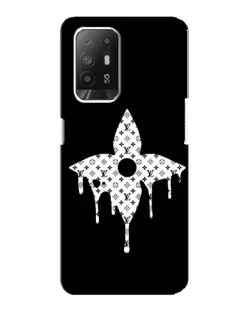 Чехол для OPPO F19 Pro Plus 5G с картинкой «Цветочная монограмма»