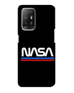 Чехол для OPPO F19 Pro Plus 5G с картинкой «NASA — классика Red Blue»