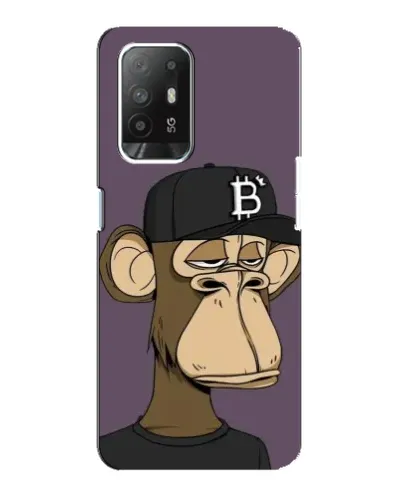 Чехол для OPPO F19 Pro Plus 5G с картинкой «Bored Ape в кепке»