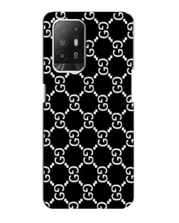 Чехол для OPPO F19 Pro Plus 5G с картинкой «Gucci — сетчатый паттерн»