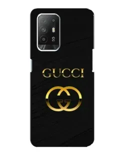 Чехол для OPPO F19 Pro Plus 5G с картинкой «Золотой логотип Gucci»