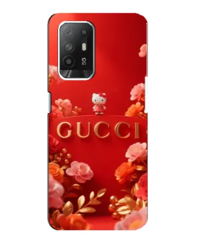 Чехол для OPPO F19 Pro Plus 5G с картинкой «Gucci — золотой сад»