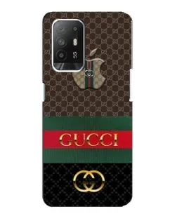 Чехол для OPPO F19 Pro Plus 5G с картинкой «Gucci — брендированный десерт»