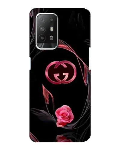 Чехол для OPPO F19 Pro Plus 5G с картинкой «Gucci — неоновая роза»