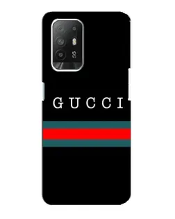 Чехол для OPPO F19 Pro Plus 5G с картинкой «Gucci — красный пояс»