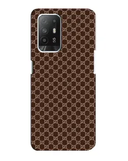 Чохол для OPPO F19 Pro Plus 5G з картинкою «Gucci — шоколадна сітка»