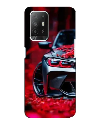 Чехол для OPPO F19 Pro Plus 5G с картинкой «Спортивная BMW и цветы» Чехол для OPPO F19 Pro Plus 5G с картинкой «Спортивная BMW и цветы»
