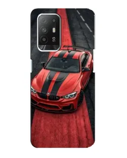 Чехол для OPPO F19 Pro Plus 5G с картинкой «BMW на красной дорожке»