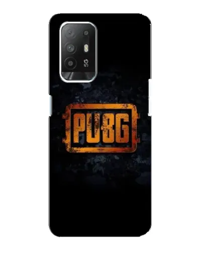Чехол для OPPO F19 Pro Plus 5G с картинкой «PUBG — золотой логотип»
