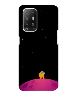 Чехол для OPPO F19 Pro Plus 5G с картинкой «Одинокий герой на планете»