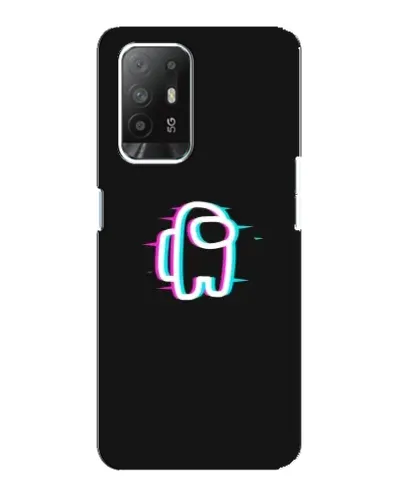 Чехол для OPPO F19 Pro Plus 5G с картинкой «Among Us неон» Чехол для OPPO F19 Pro Plus 5G с картинкой «Among Us неон»