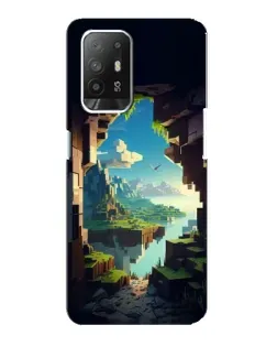 Чехол для OPPO F19 Pro Plus 5G с картинкой «Вид из пещеры»
