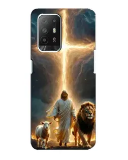 Чехол для OPPO F19 Pro Plus 5G с картинкой «Лев Иуды и Свет» Чехол для OPPO F19 Pro Plus 5G с картинкой «Лев Иуды и Свет»