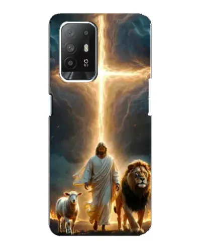 Чехол для OPPO F19 Pro Plus 5G с картинкой «Лев Иуды и Свет» Чехол для OPPO F19 Pro Plus 5G с картинкой «Лев Иуды и Свет»