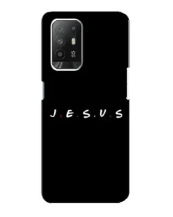 Чехол для OPPO F19 Pro Plus 5G с картинкой «Точки веры J.E.S.U.S.»