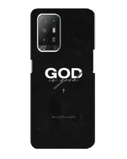 Чехол для OPPO F19 Pro Plus 5G с картинкой «GOD — Бог над всем»