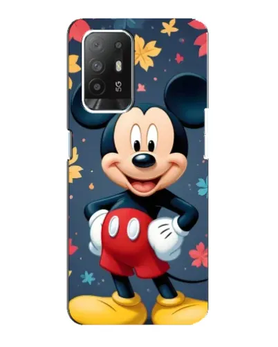 Чехол для OPPO F19 Pro Plus 5G с картинкой «Осенний Mickey Mouse»