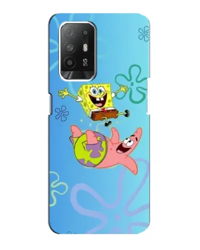 Чехол для OPPO F19 Pro Plus 5G с картинкой «Спанч Боб и Патрик» Чехол для OPPO F19 Pro Plus 5G с картинкой «Спанч Боб и Патрик»