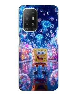 Чехол для OPPO F19 Pro Plus 5G с картинкой «Неоновый океан»