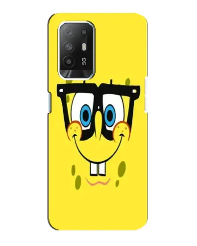 Чохол для OPPO F19 Pro Plus 5G з картинкою «Мінімалістичний Спанч Боб» Чохол для OPPO F19 Pro Plus 5G з картинкою «Мінімалістичний Спанч Боб»