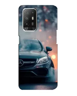 Чохол для OPPO F19 Pro Plus 5G з картинкою «Mercedes — нічне місто»