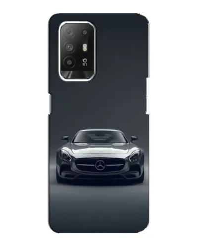 Чехол для OPPO F19 Pro Plus 5G с картинкой «Mercedes на черном»