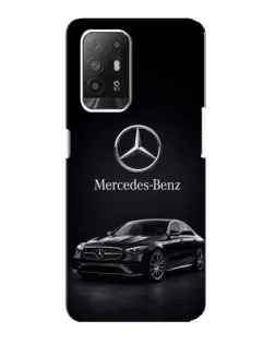 Чехол для OPPO F19 Pro Plus 5G с картинкой «Mercedes — решетка радиатора»