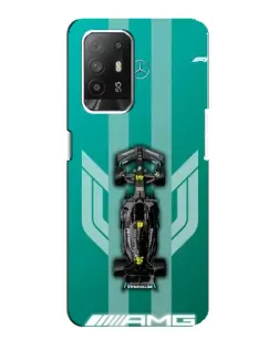 Чехол для OPPO F19 Pro Plus 5G с картинкой «Mercedes AMG Petronas»