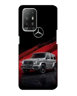 Чехол для OPPO F19 Pro Plus 5G с картинкой «Mercedes G-Class красный»