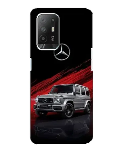 Чехол для OPPO F19 Pro Plus 5G с картинкой «Mercedes G-Class красный»