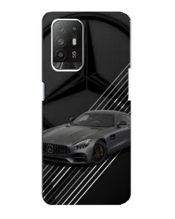 Чехол для OPPO F19 Pro Plus 5G с картинкой «Mercedes AMG — графика»