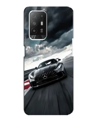 Чехол для OPPO F19 Pro Plus 5G с картинкой «Гоночный Mercedes AMG»