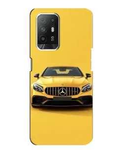 Чехол для OPPO F19 Pro Plus 5G с картинкой «Желтый Mercedes GT»