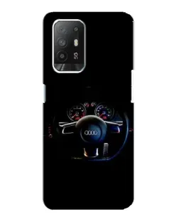 Чохол для OPPO F19 Pro Plus 5G з картинкою «Салон Audi — кермо»