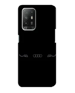 Чохол для OPPO F19 Pro Plus 5G з картинкою «Audi — світловий підпис»